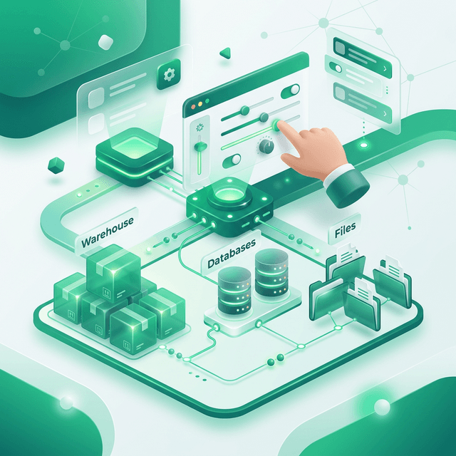 Configuración inicial de empresa y catálogo en Ventyx